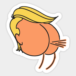 Buttface Trump Sticker